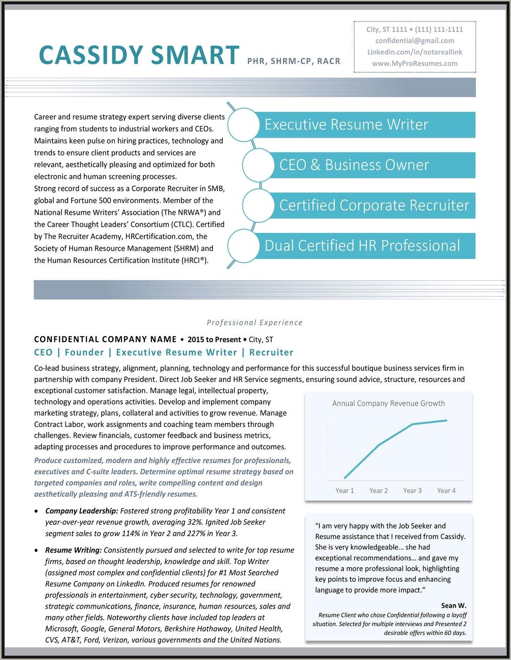 Examples Of Value Proposition Statements For Resumes