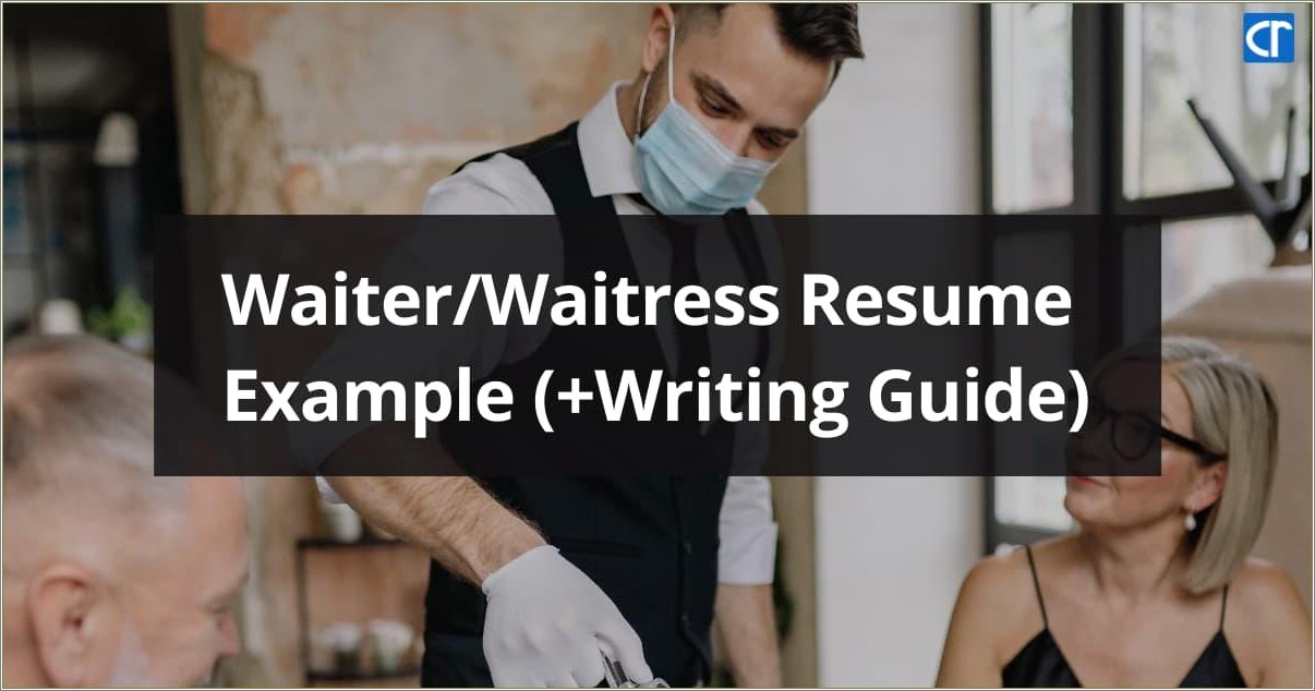 Examples Of Waiter Waitress Duties On A Resume