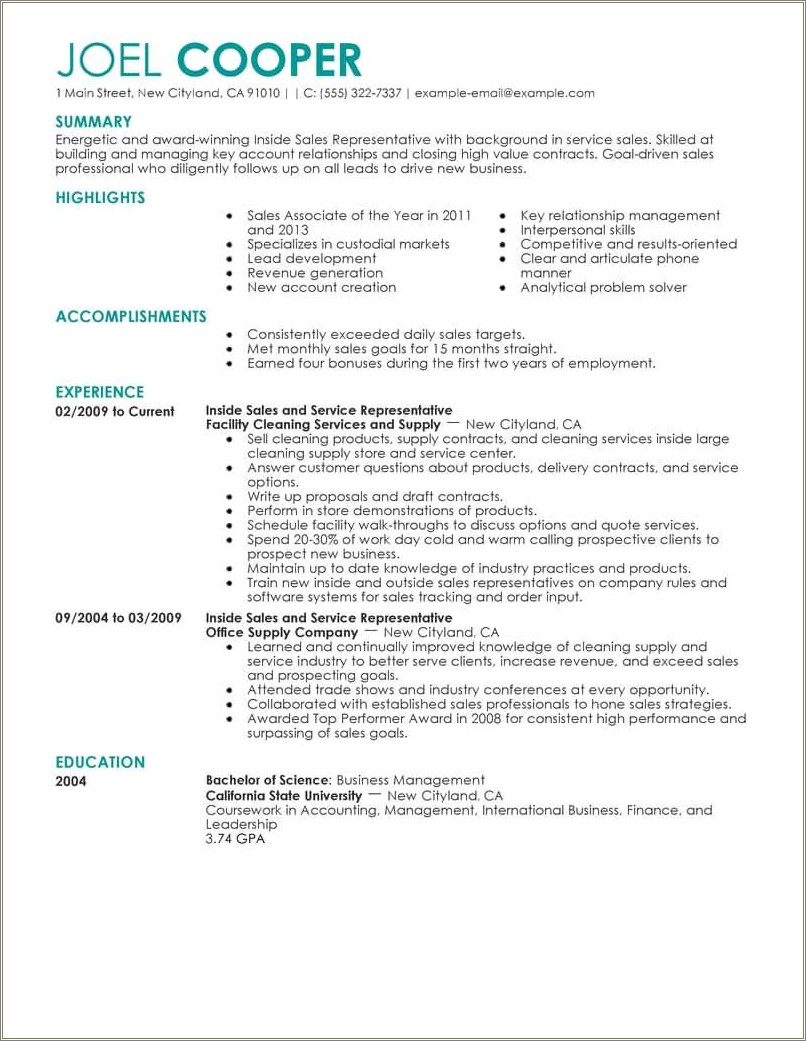 Examples Skills To List On Resume For Sales