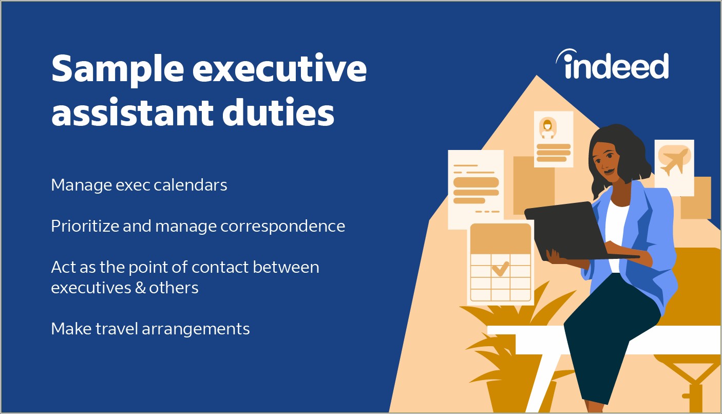 Executive Assistant Job Duties For Resume