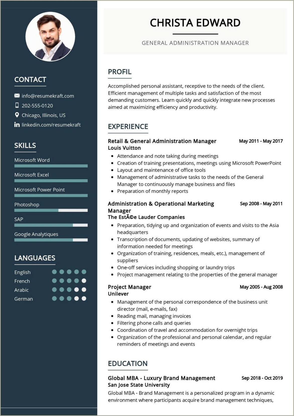 Experience For General Transcription Resume Examples