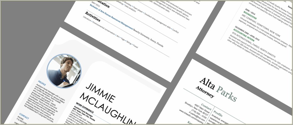 Experience Resume Format Word Free Download