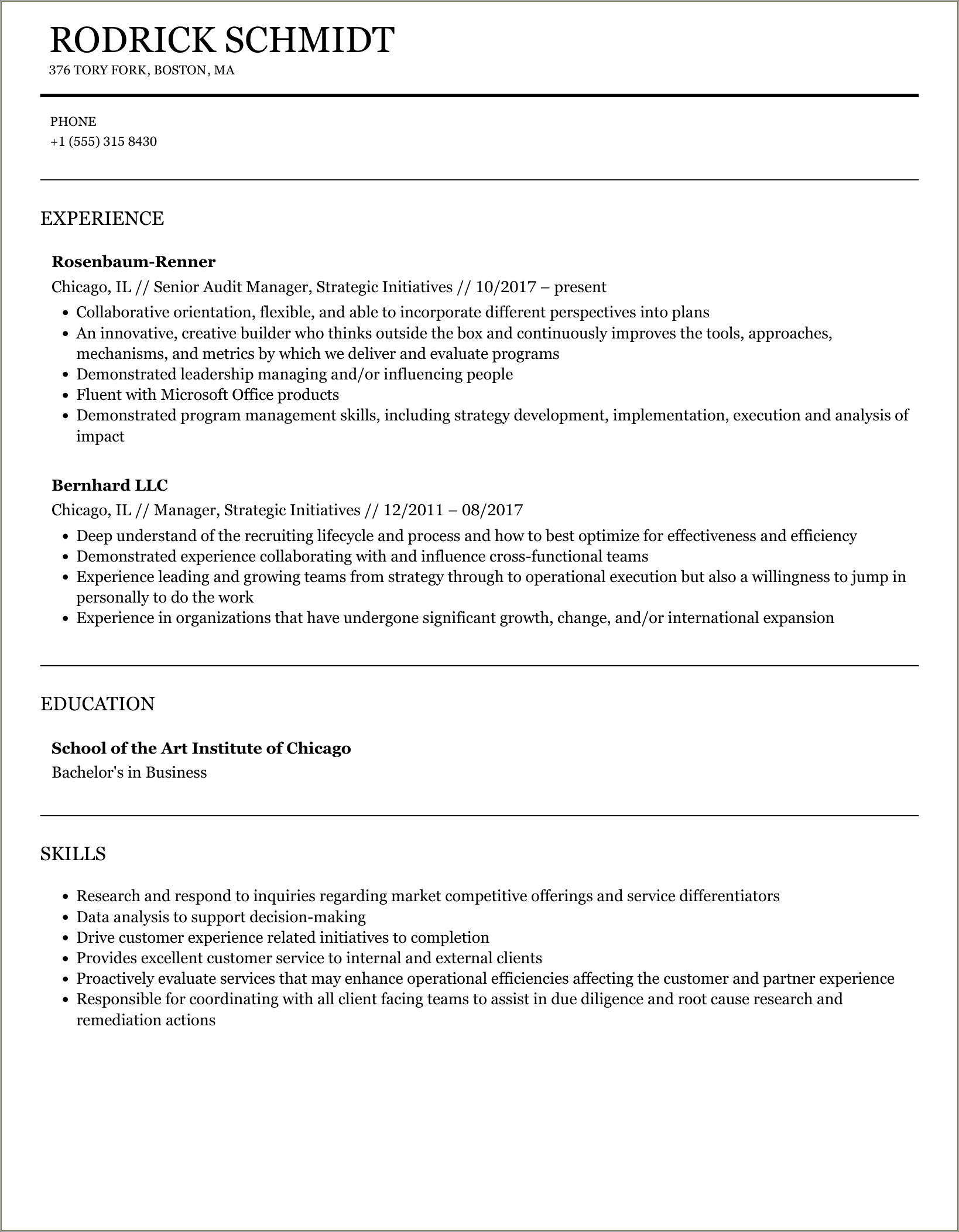 Fancy Initiative Job Description For Resume