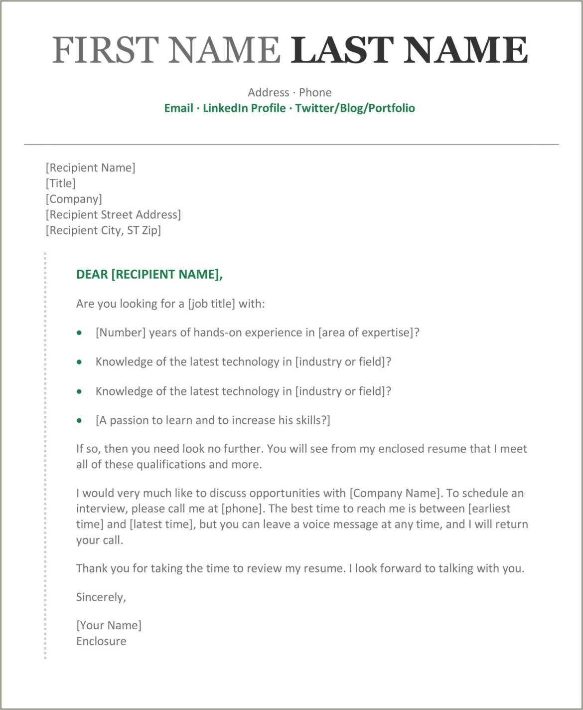 Fax Cover Letter Sample For Resume