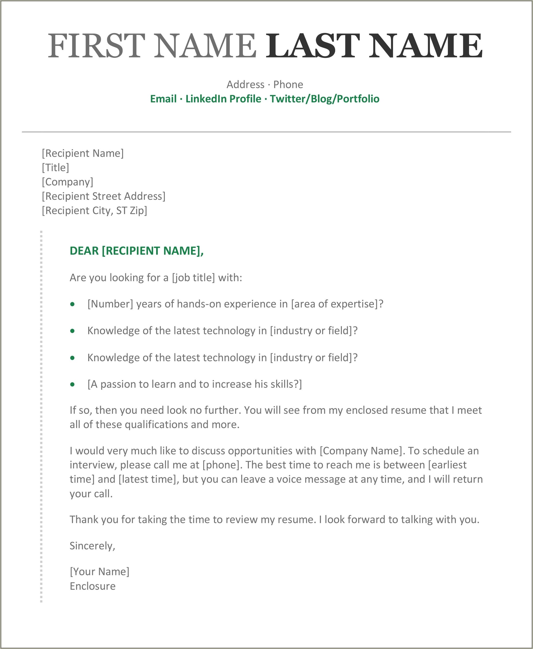 Fax Cover Letter Sample For Resume