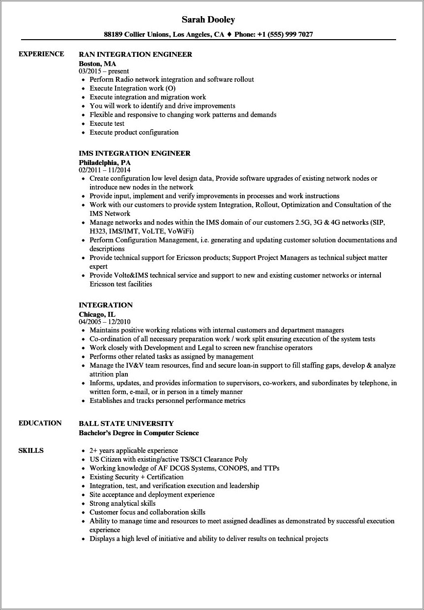 File Systems Using Cta Migrator Experience Sample Resume