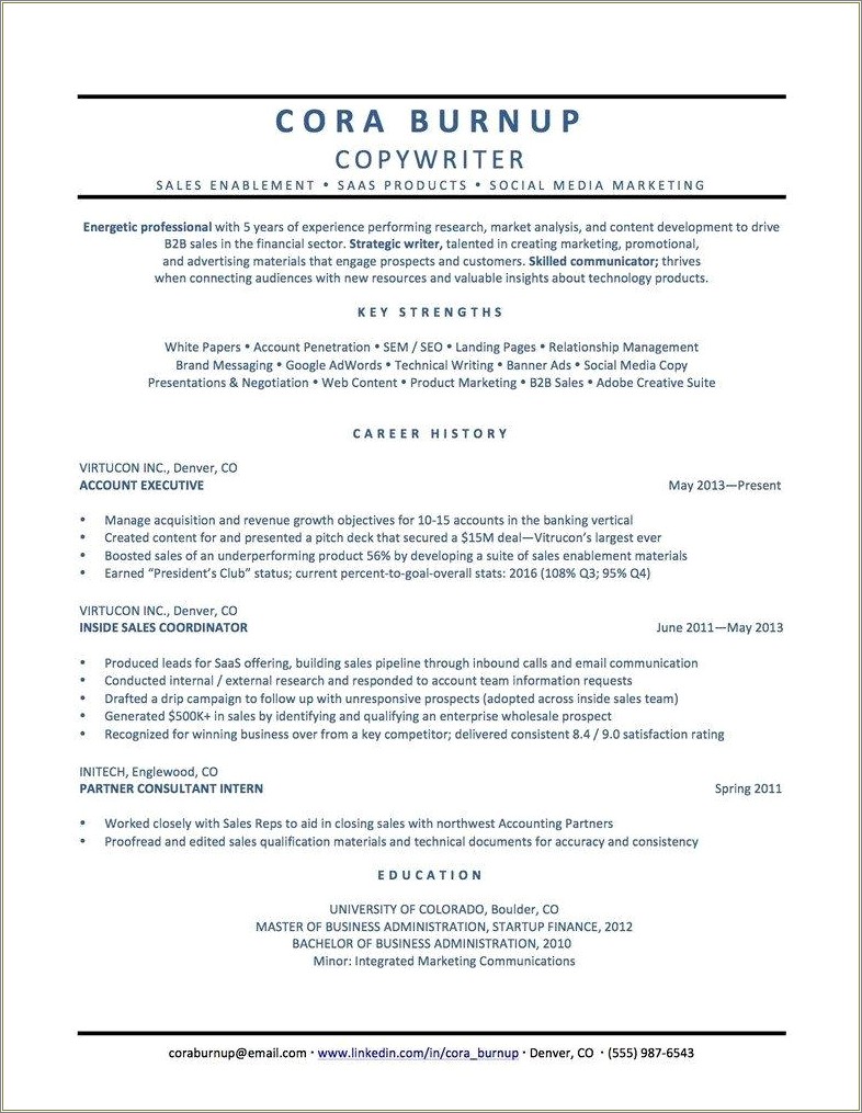 Finance Resume For Multiple Jobs Same Company