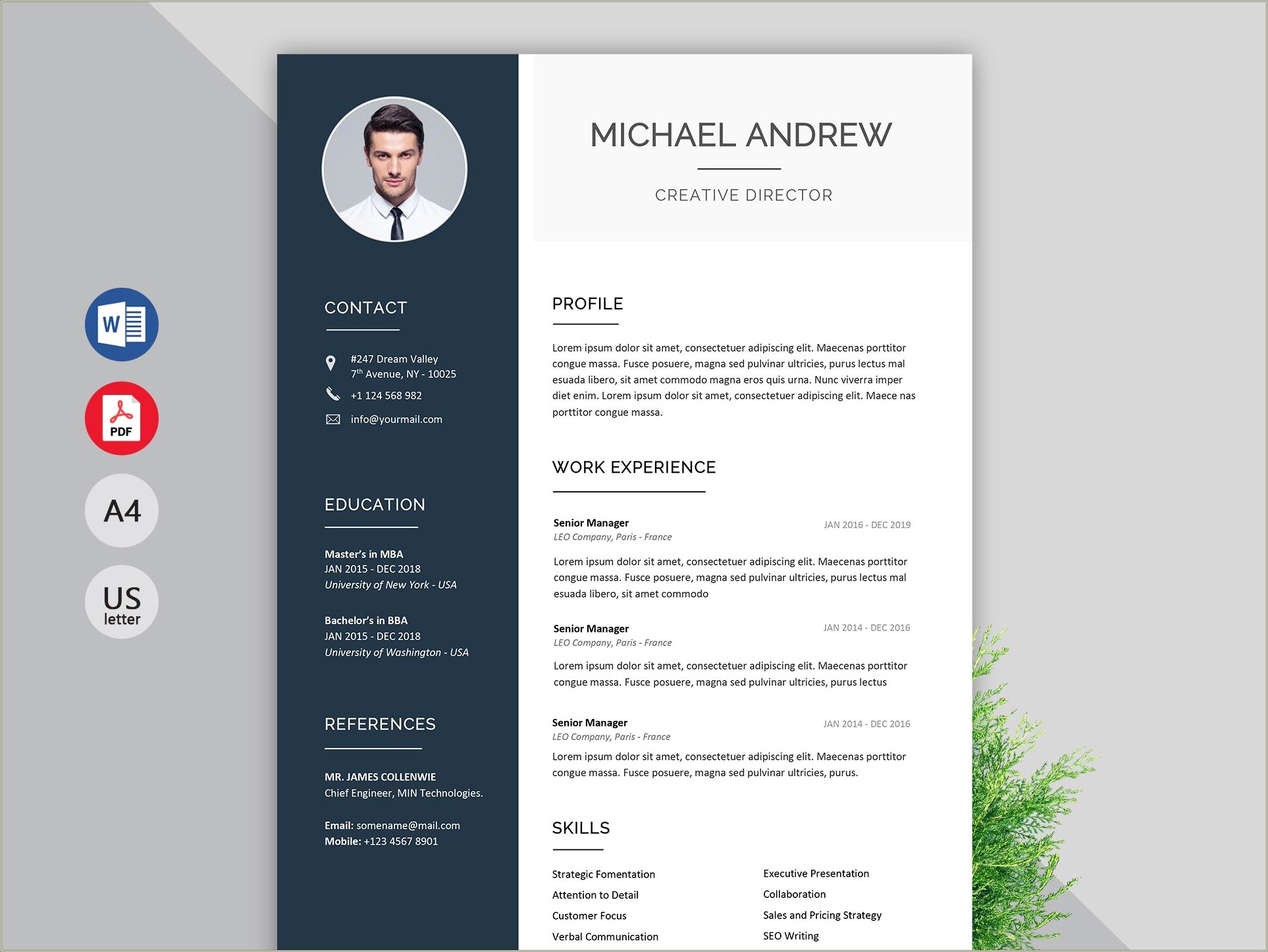 Find Resume Template On Microsoft Word