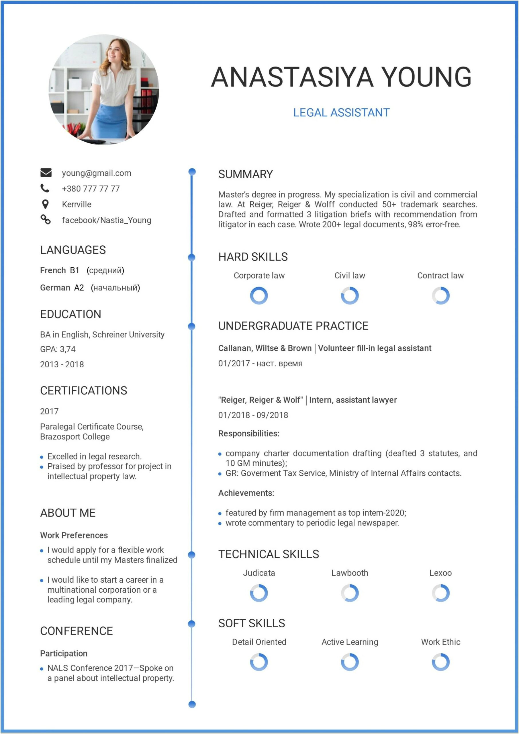 First Resume Template College Graduate No Work Experience