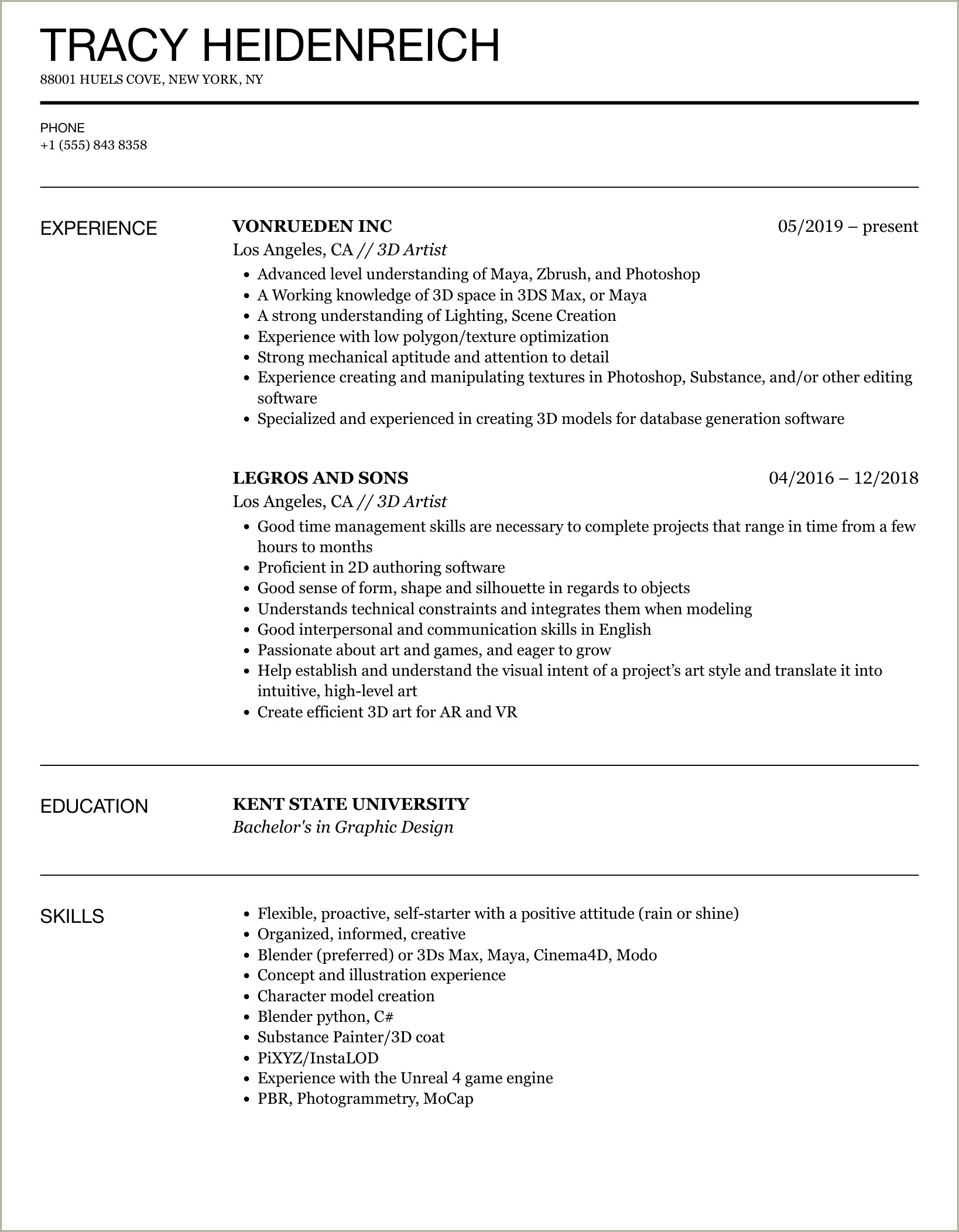 Flexible As A Skill On Resume