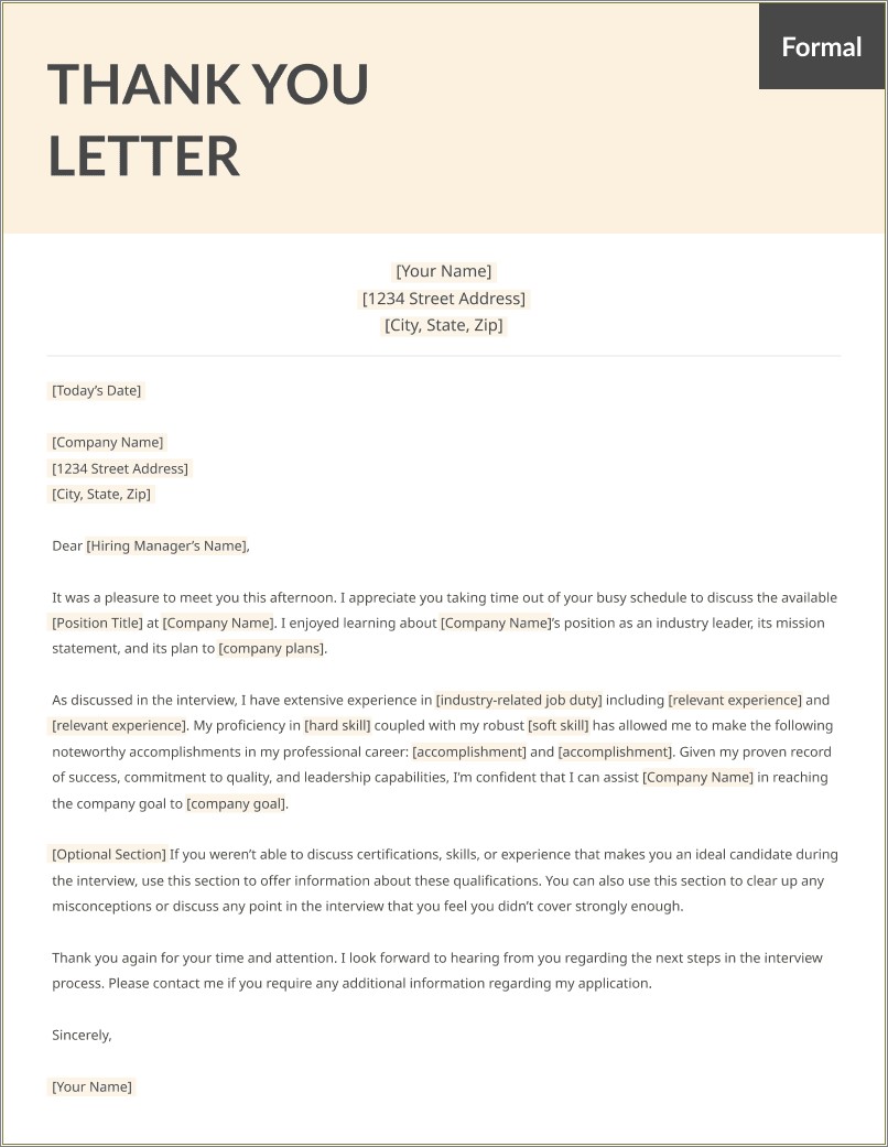 Follow Up Letter On Resume Submission