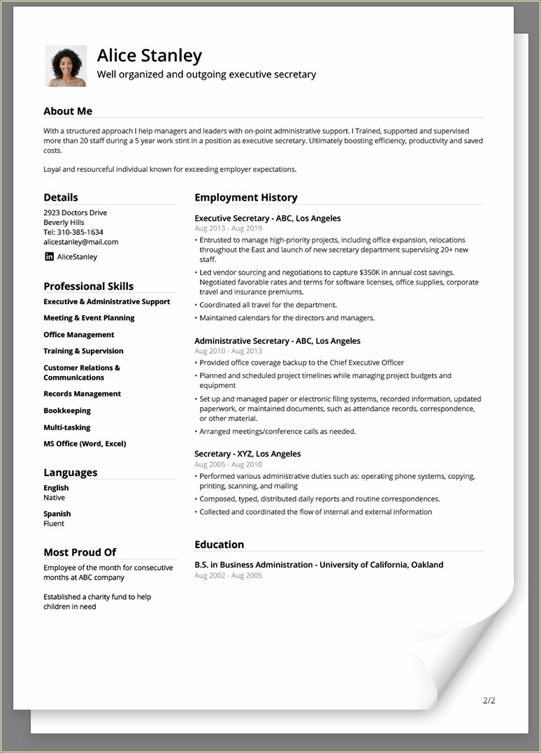 Format Of Making Resume For Job