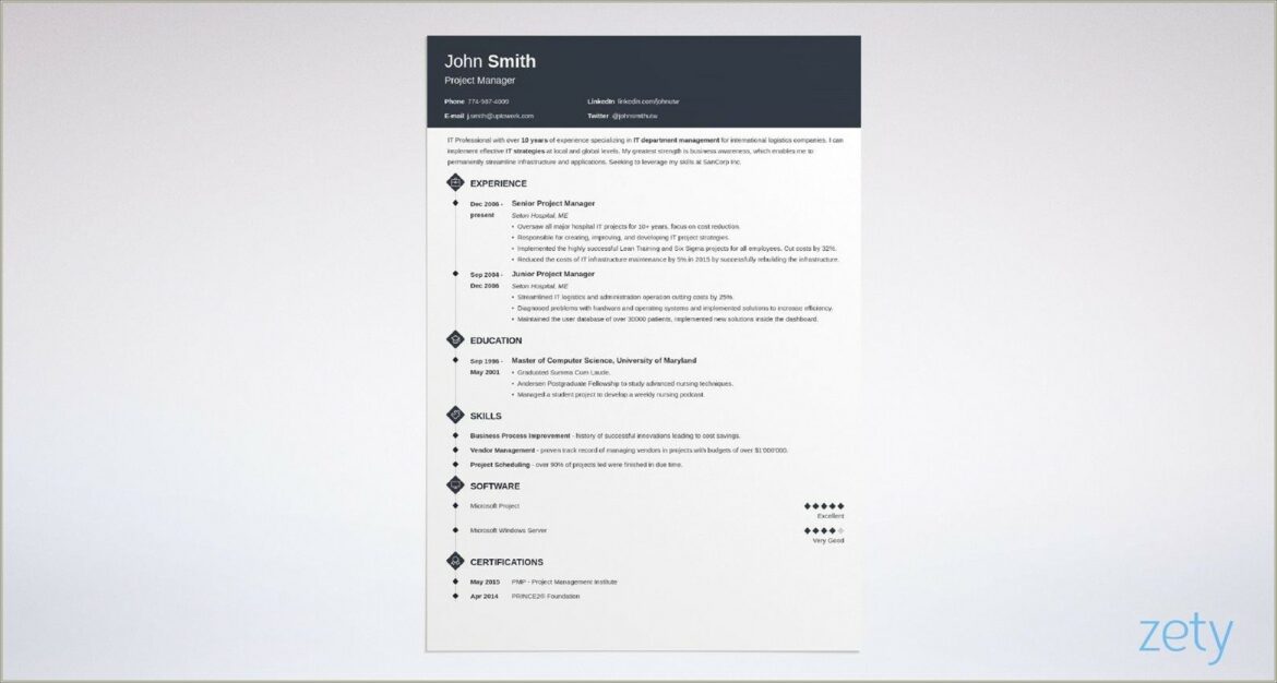 Free Blank Resume Picture Templates For Microsoft Word