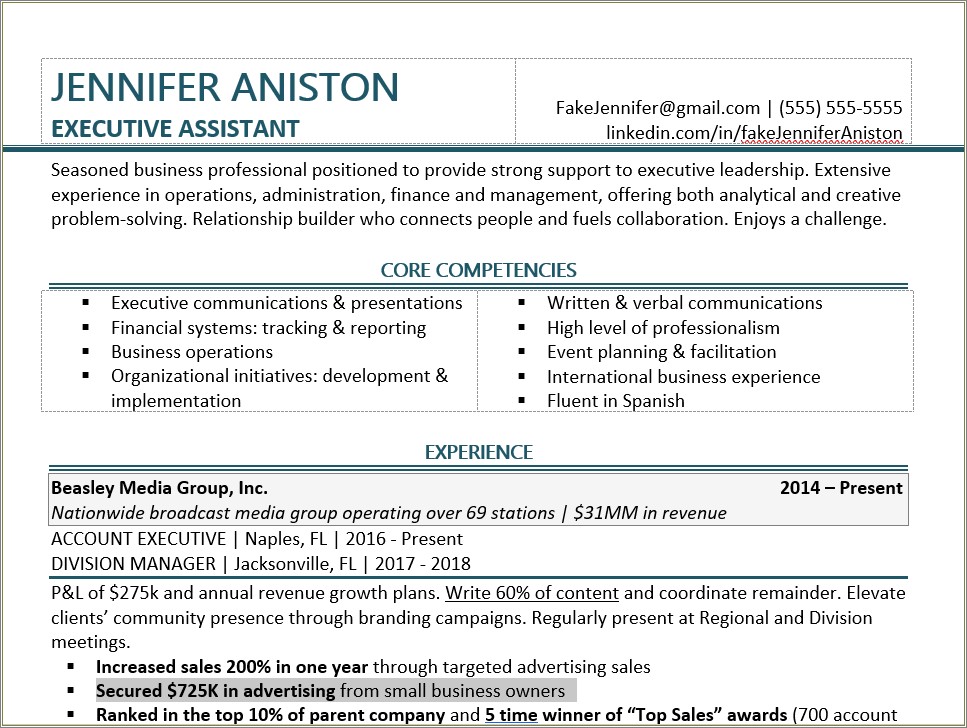 Free Career Change Resume Examples Download