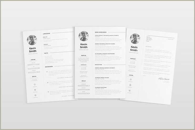 Free Clean And Minimala Resume Templates