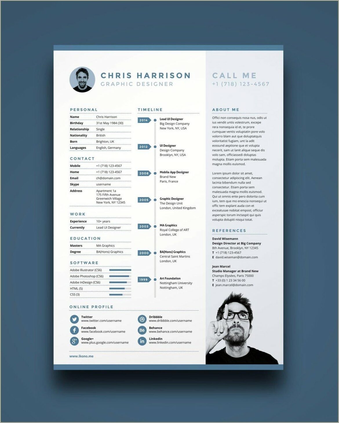 Free Core Functional Resume Template Adobe