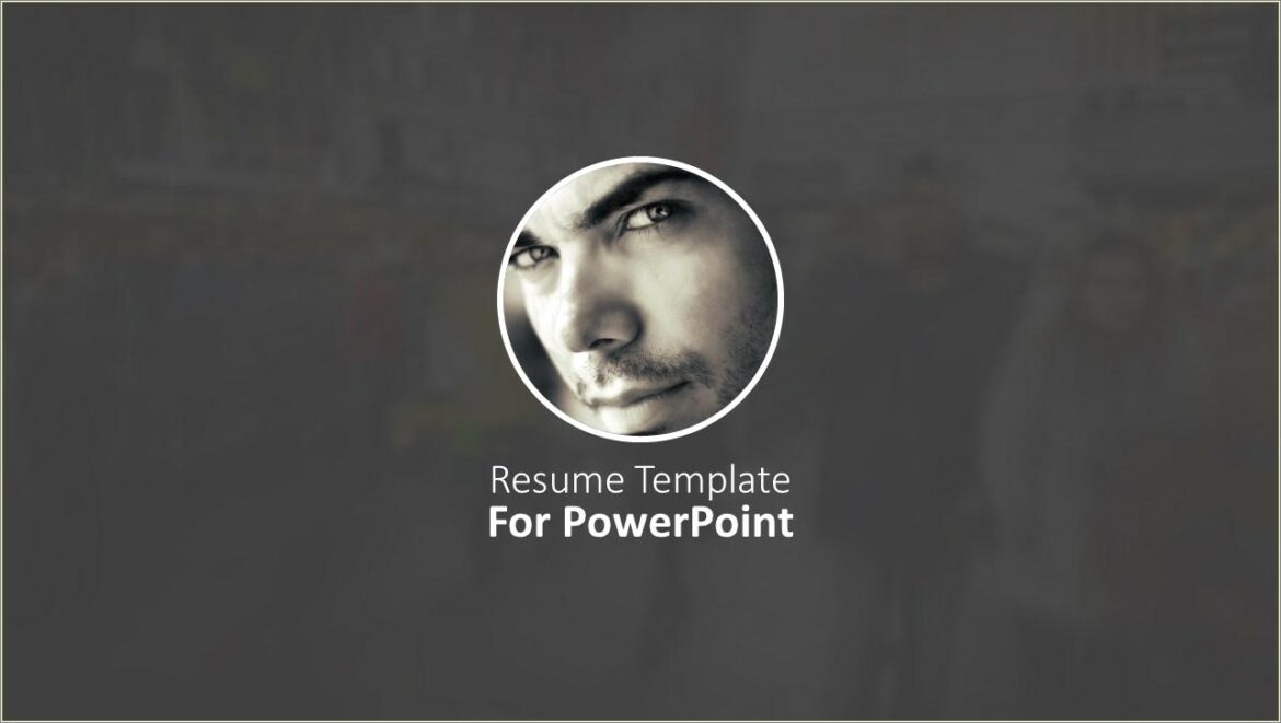 Free Creative Resume Templates For Powerpoint