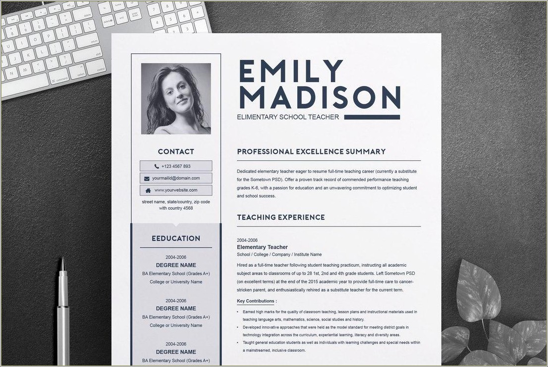 Free Creative Resume Templates In Word Format