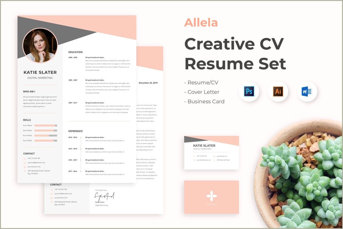 Free Creative Resume Templates In Word