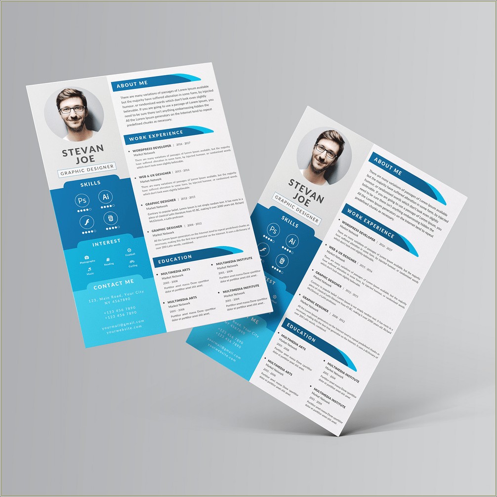 Free Creative Resume Templates With Photo
