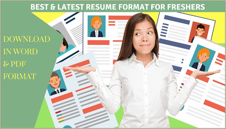 Free Download A Resume Format For Freshers