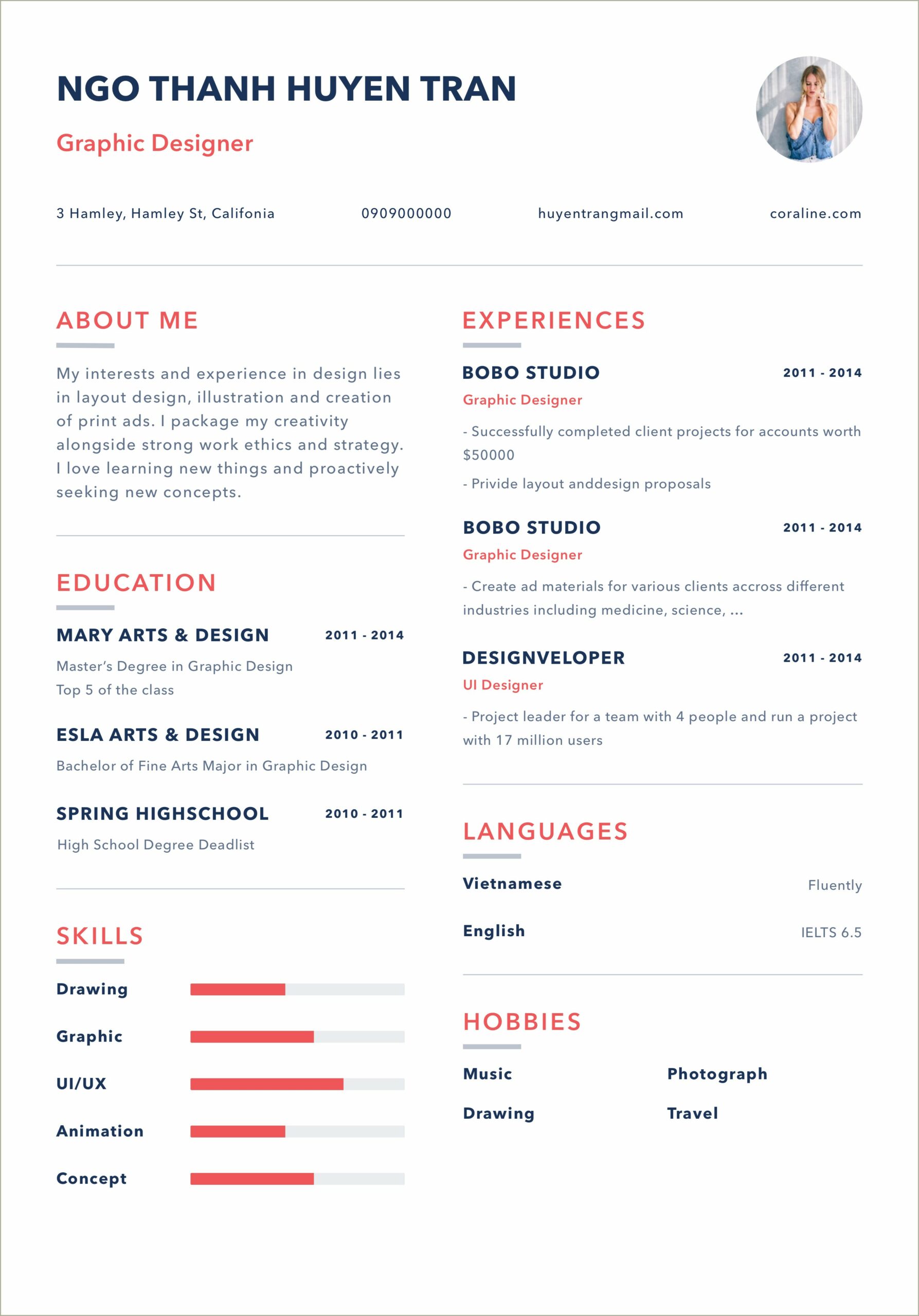 Free Download Professional Resume Format Freshers