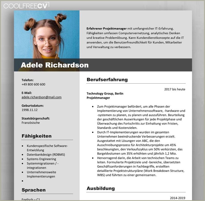 Free Download Resume Templates For Word Science Engineers