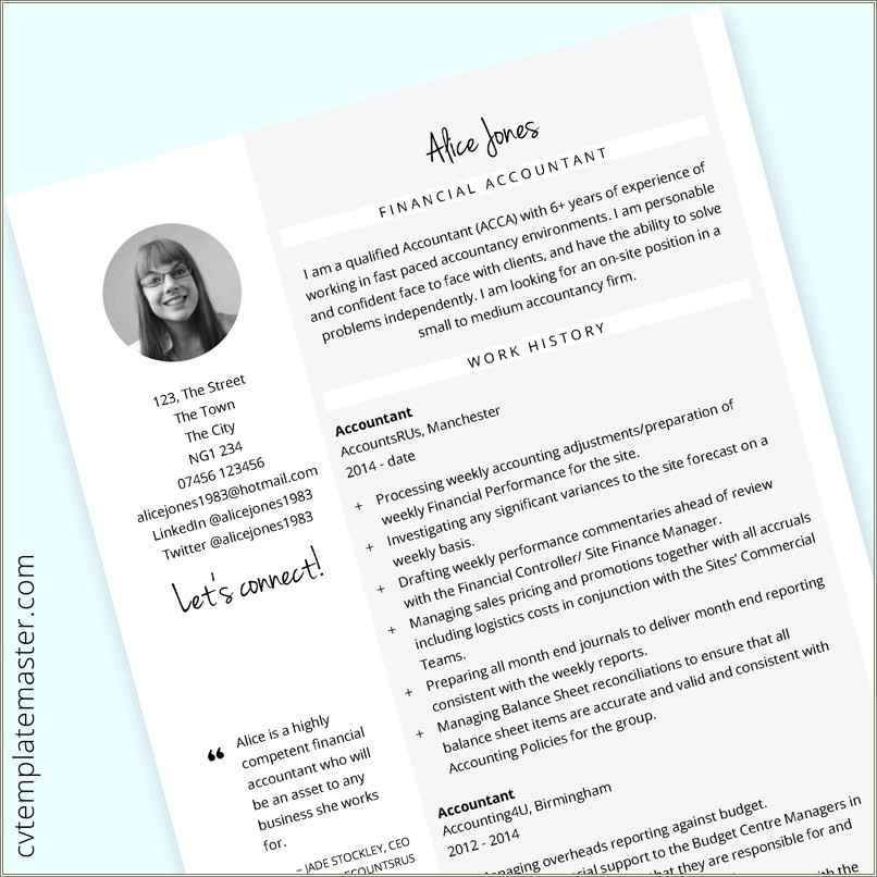 Free Downloadable Templets Standout Administrative Resume