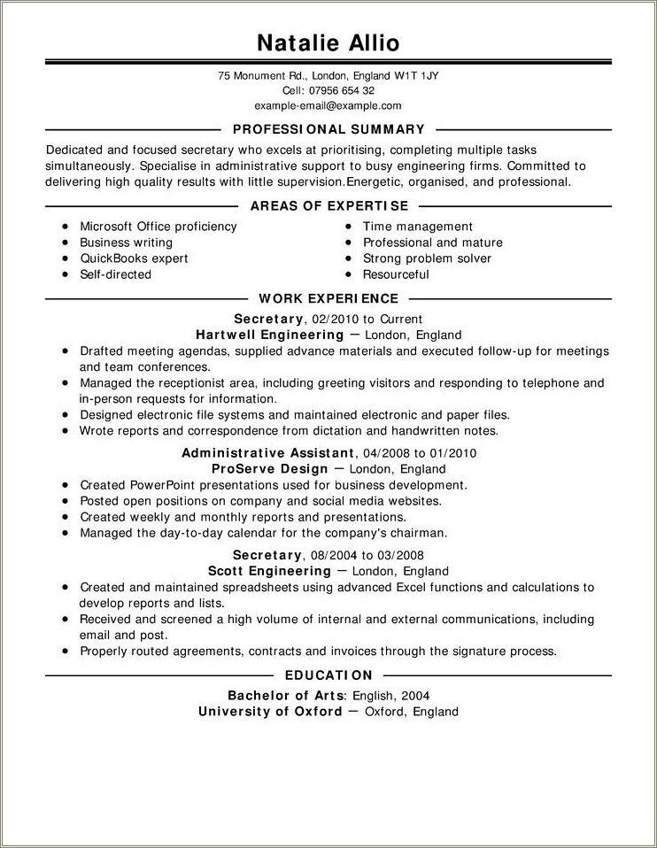 Free Help On Making A Resume