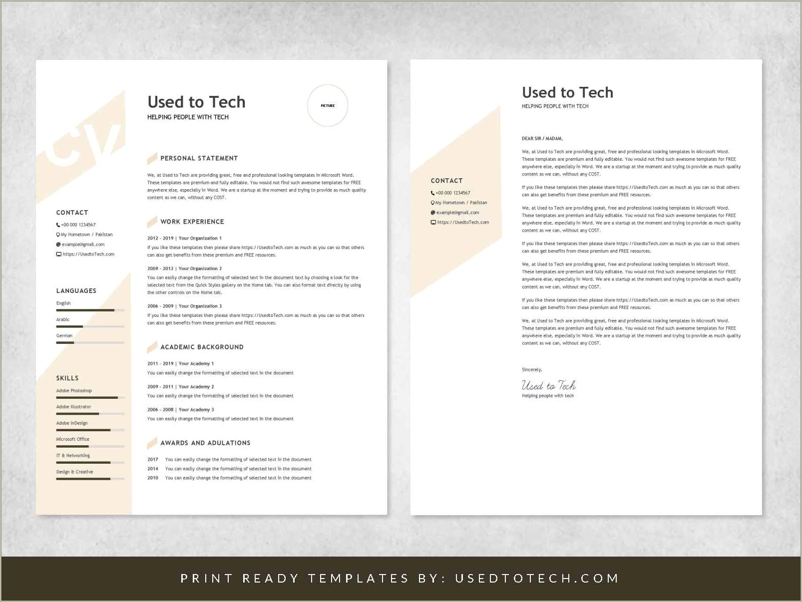 Free Modern Resume Templates For Freshers