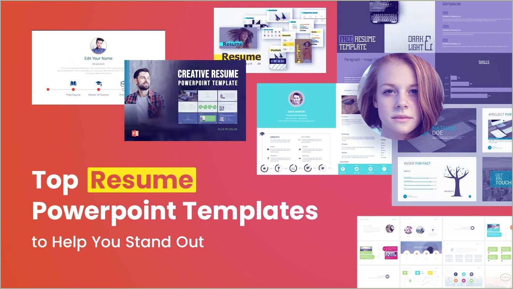 Free Online Resume Templates Stand Out