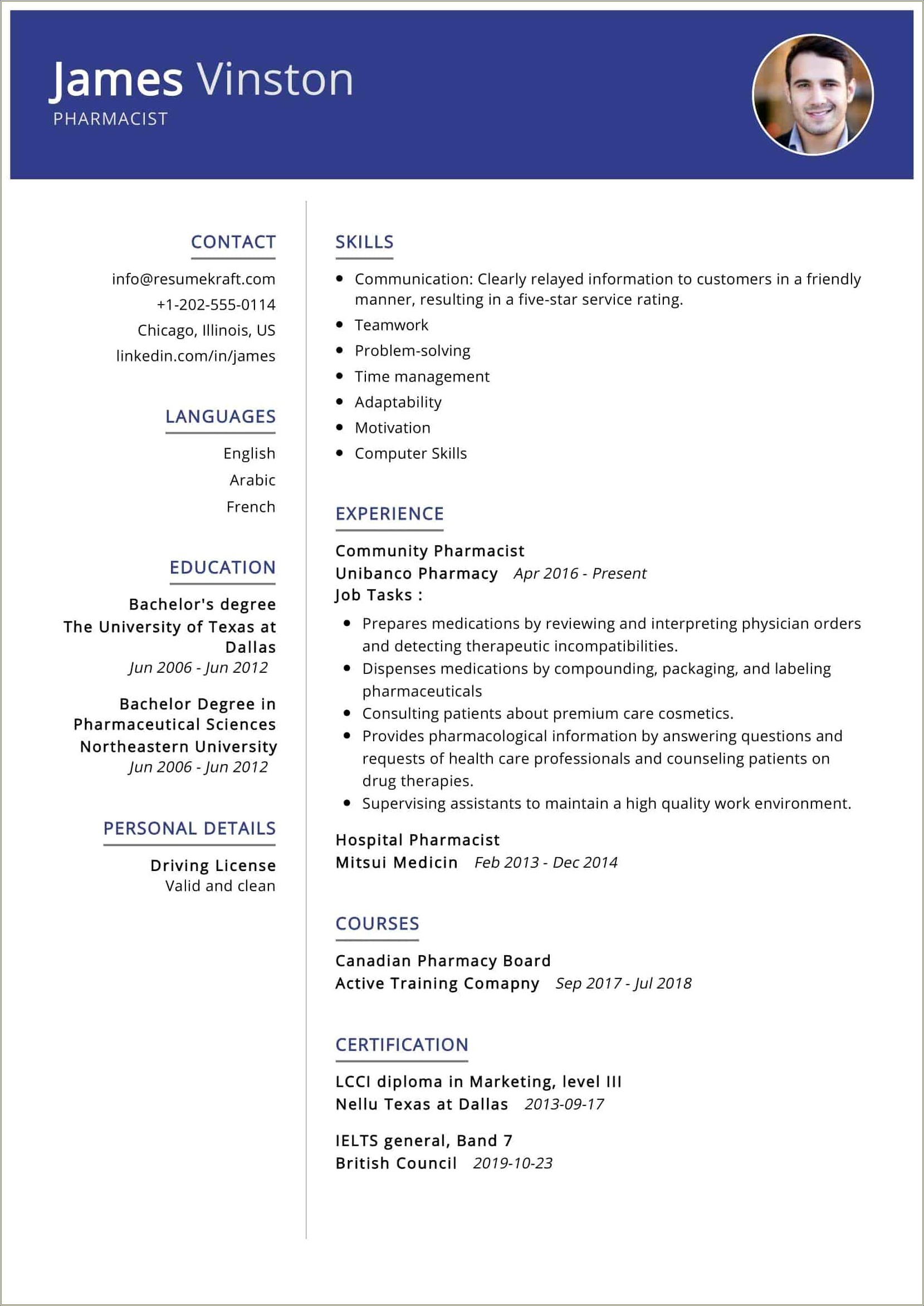 Free Plug And Write Resume Templates