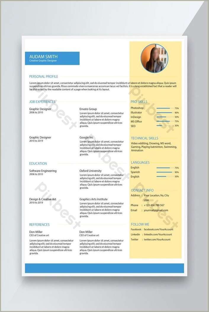 Free Resume And Cover Letter Templates 2019 Download