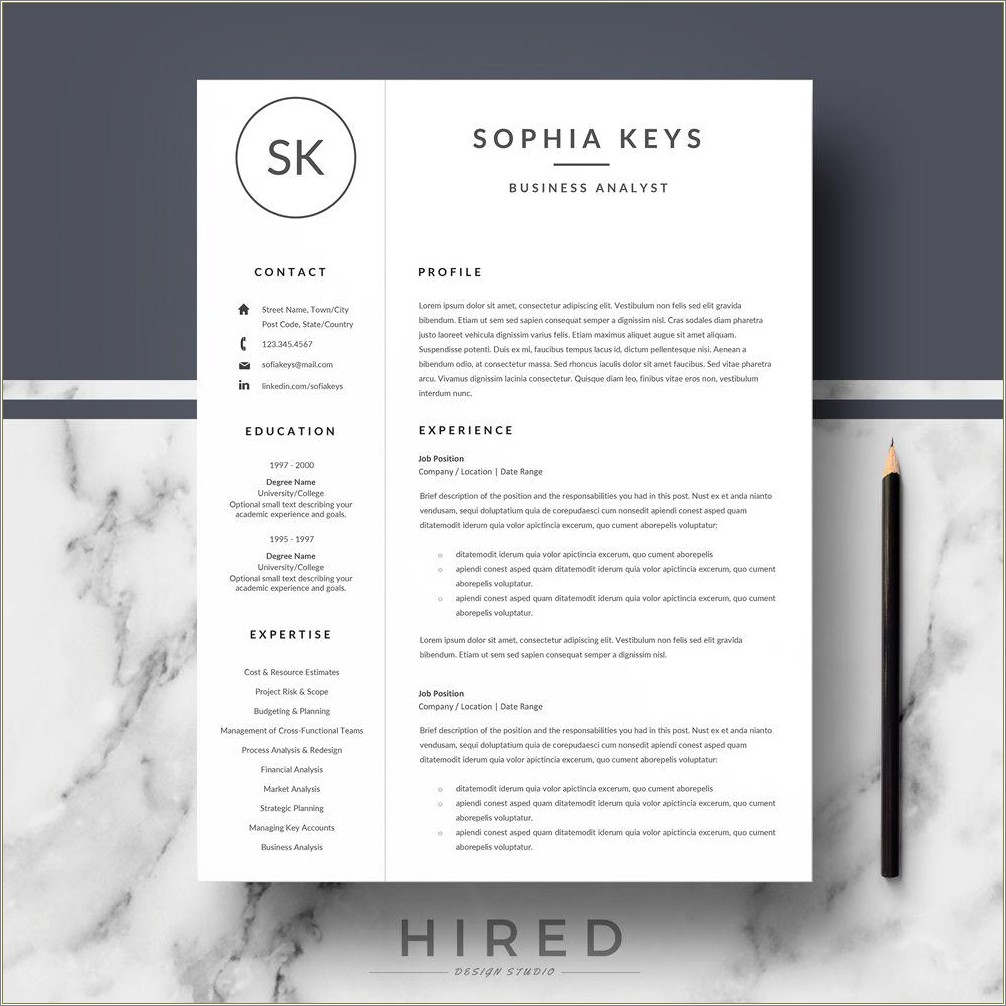 Free Resume Cover Letter And Refrence Sheet Template