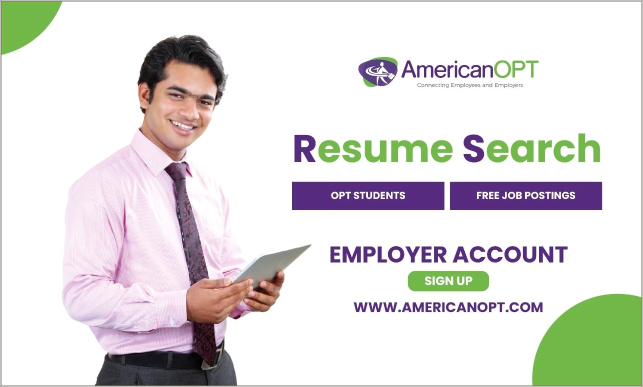 Free Resume Database For Employers In Usa