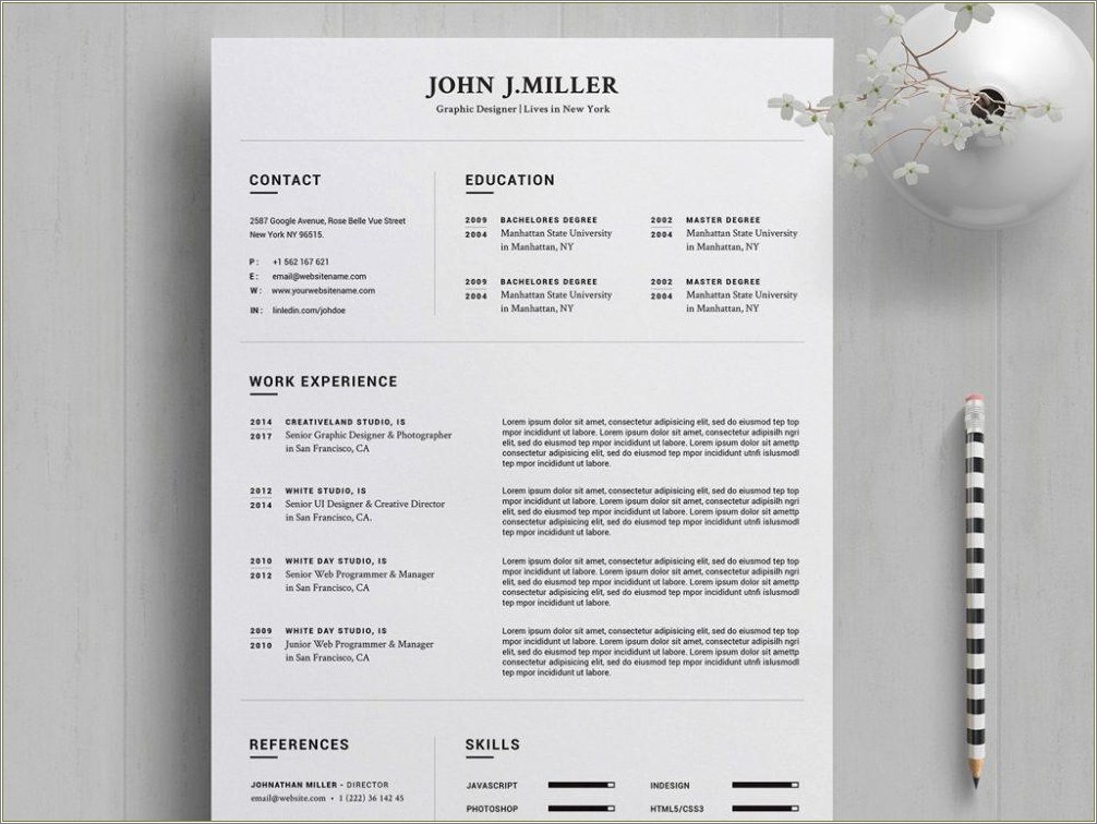 Free Resume Examples In Word Format