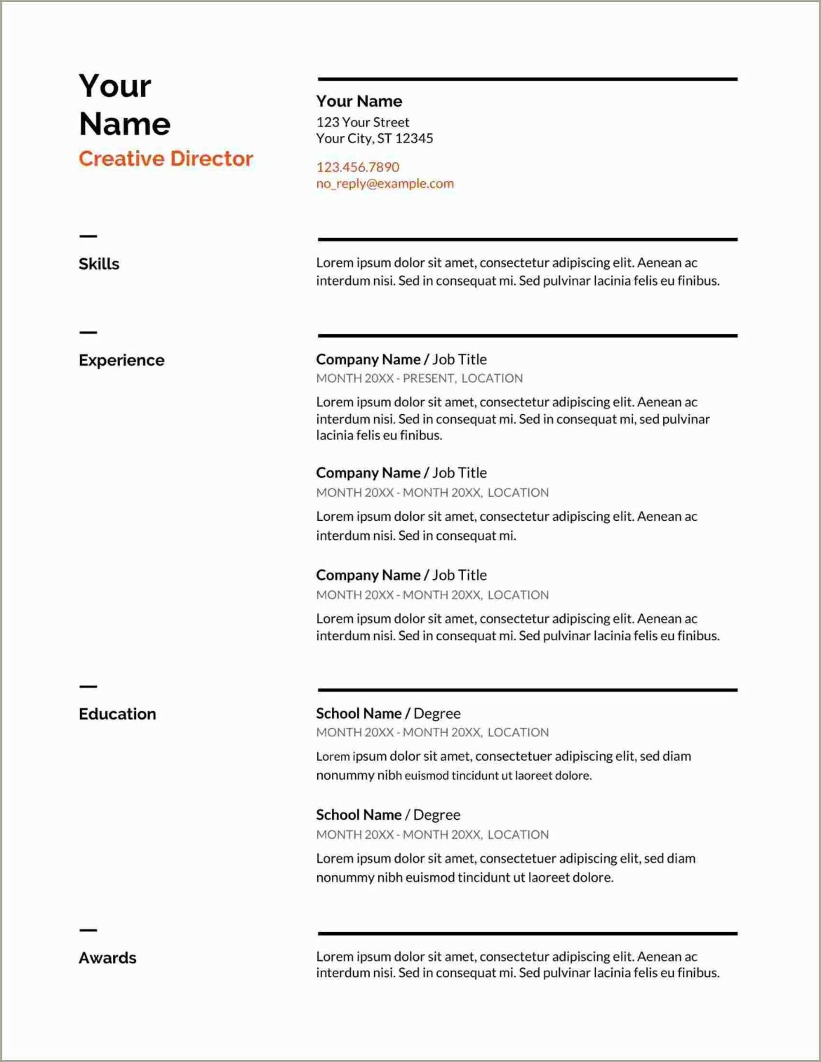 Free Resume Samples For Freshers Pdf