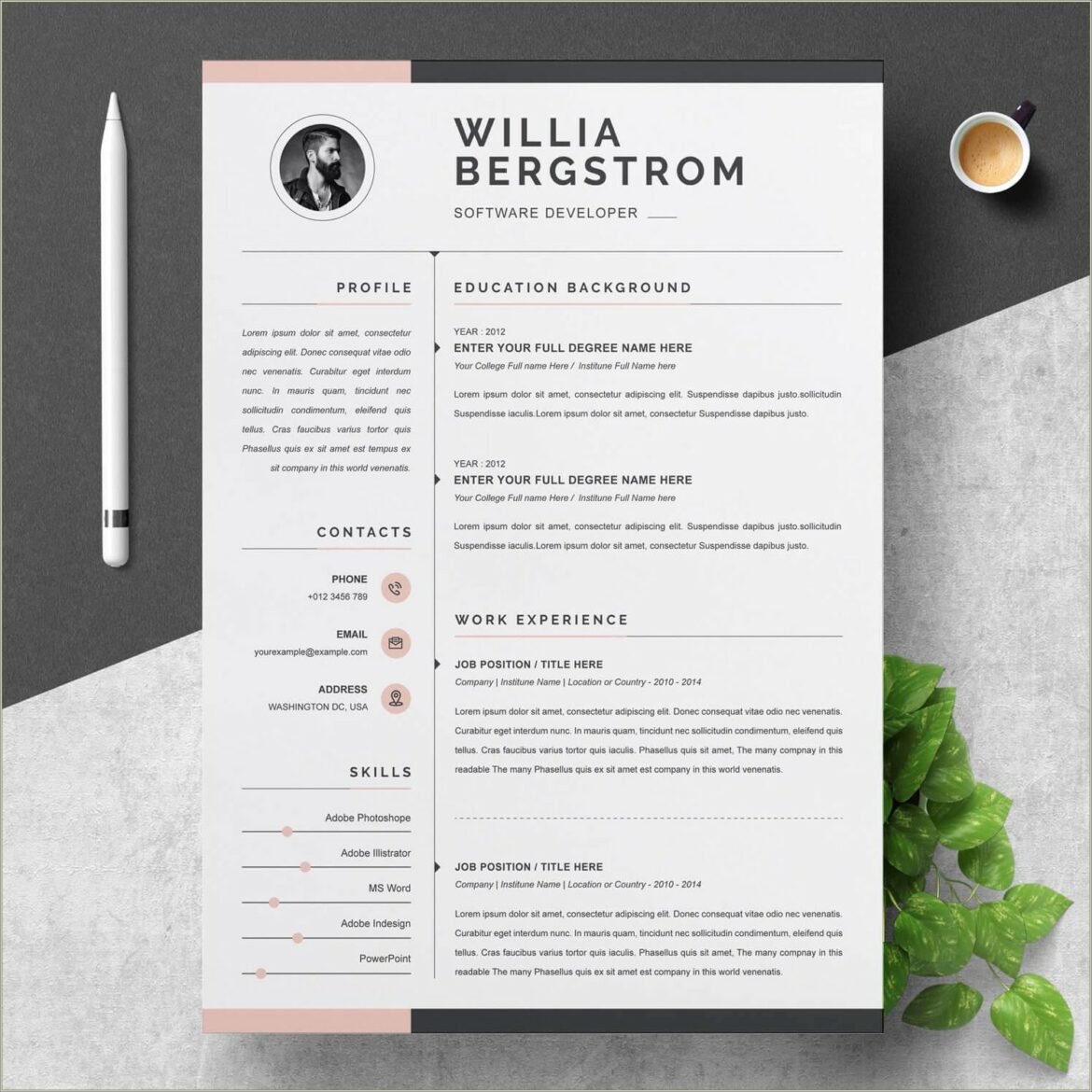 Free Resume Template Download For Openoffice