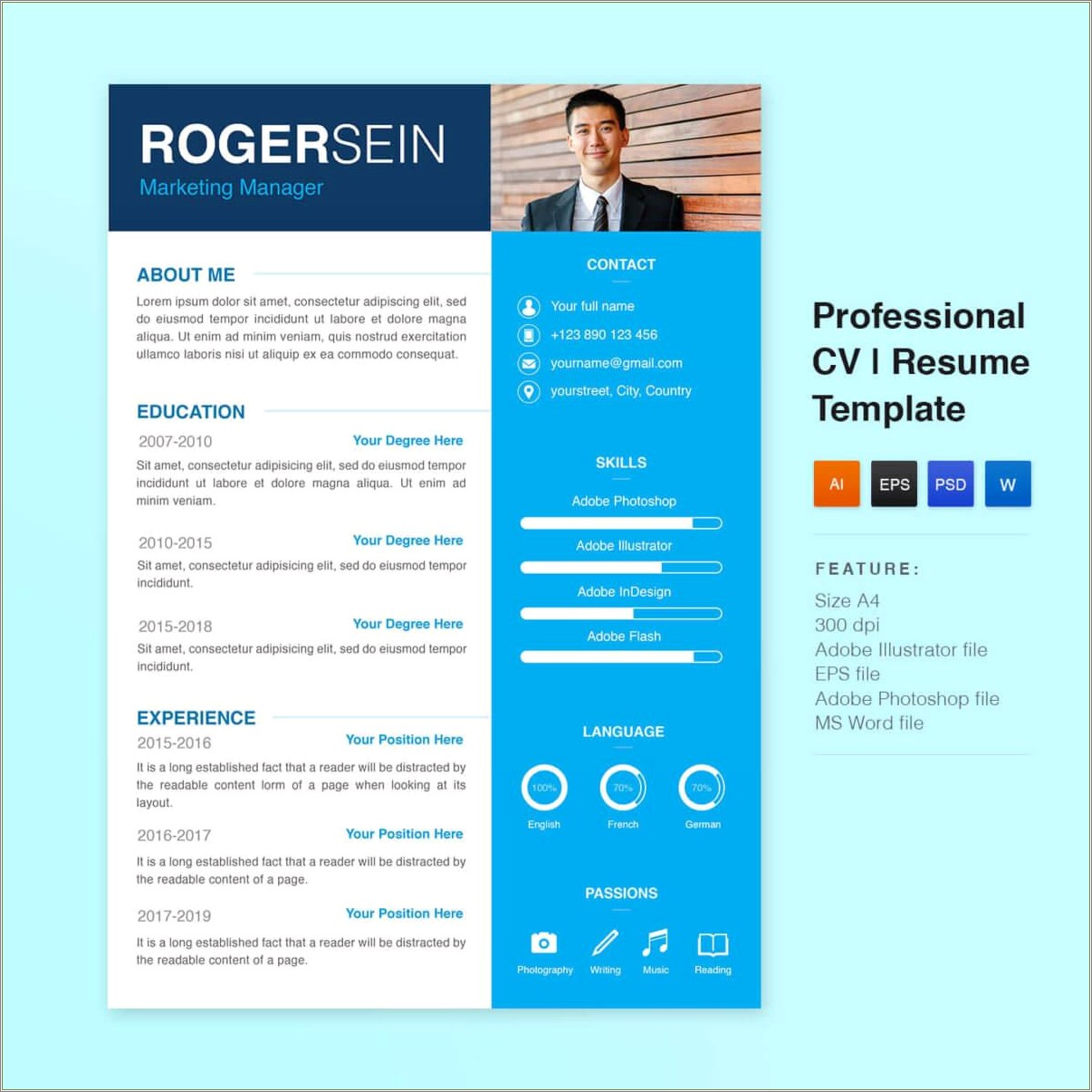 Free Resume Template Download Without Creating An Account
