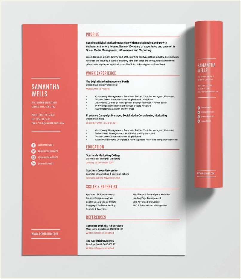 Free Resume Template That Will Stand Out