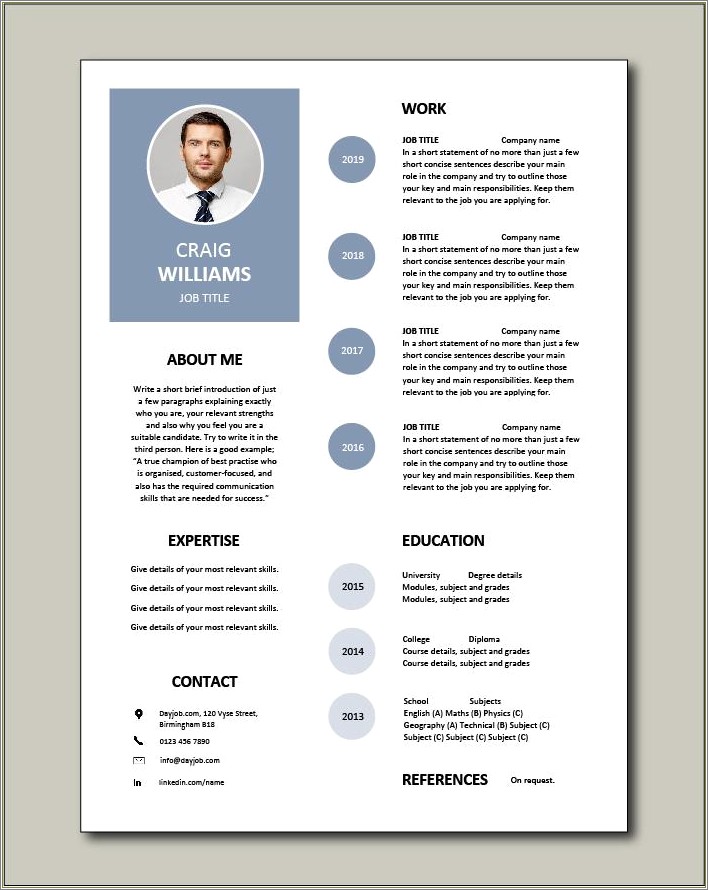 Free Resume Templates 2017 For Students