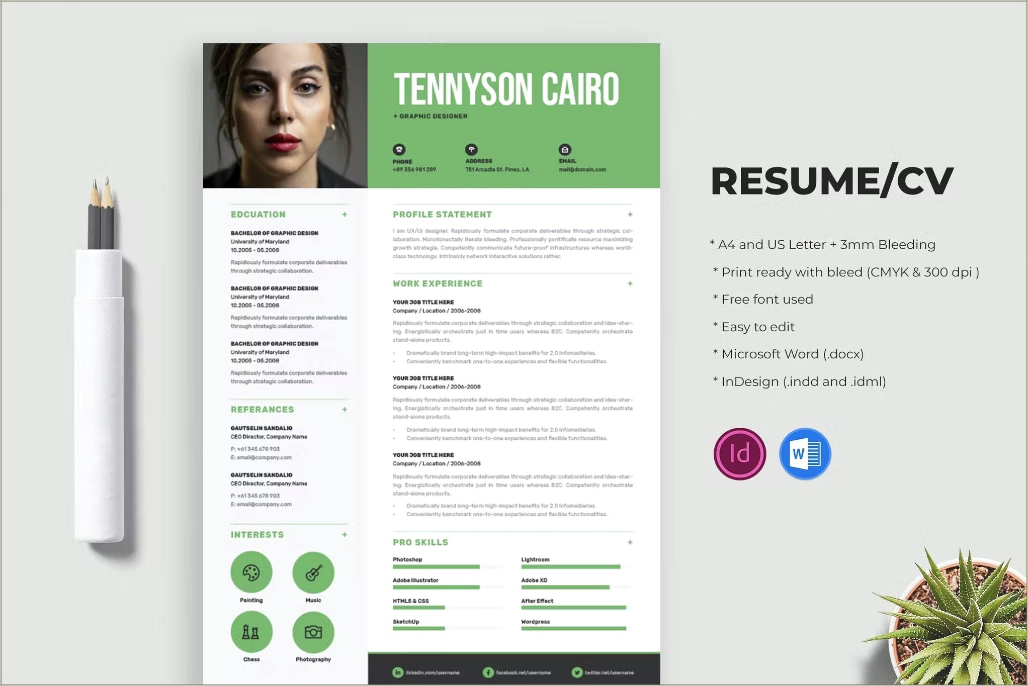 Free Resume Templates Compatible With Google Docs