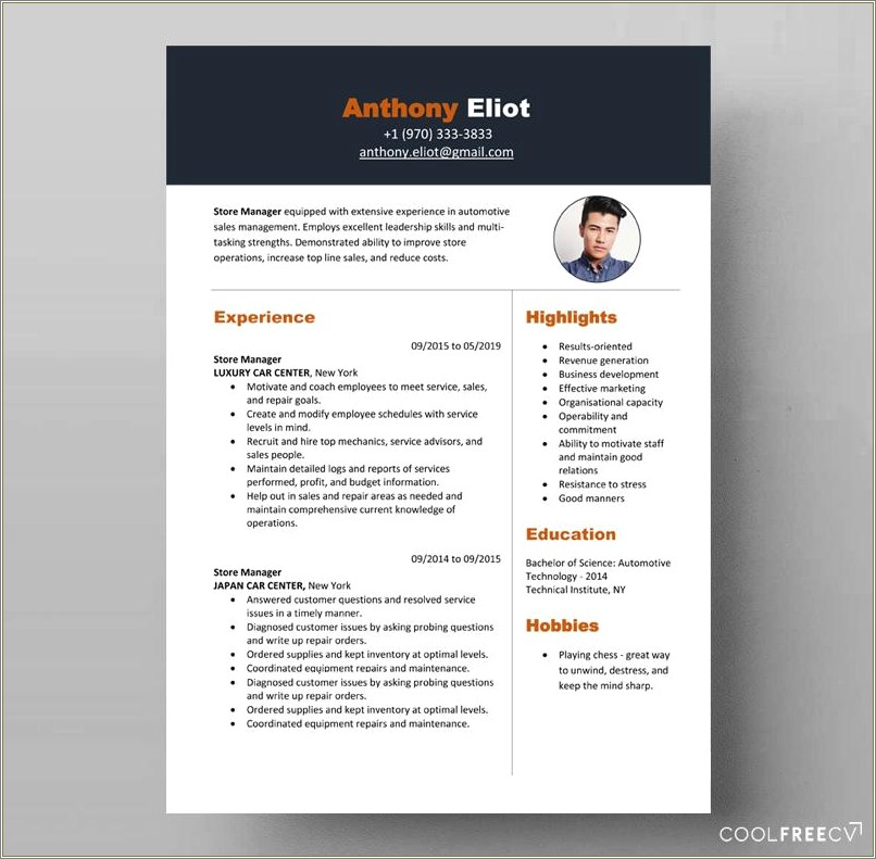 Free Resume Templates For Engineers Word