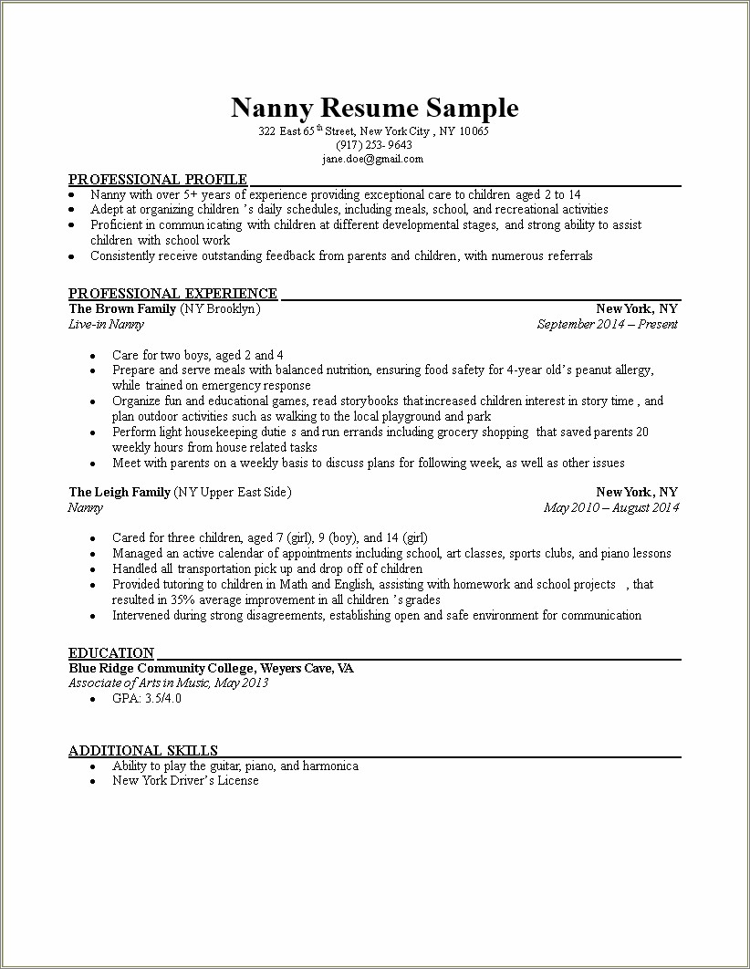 Free Resume Templates For Sports Club