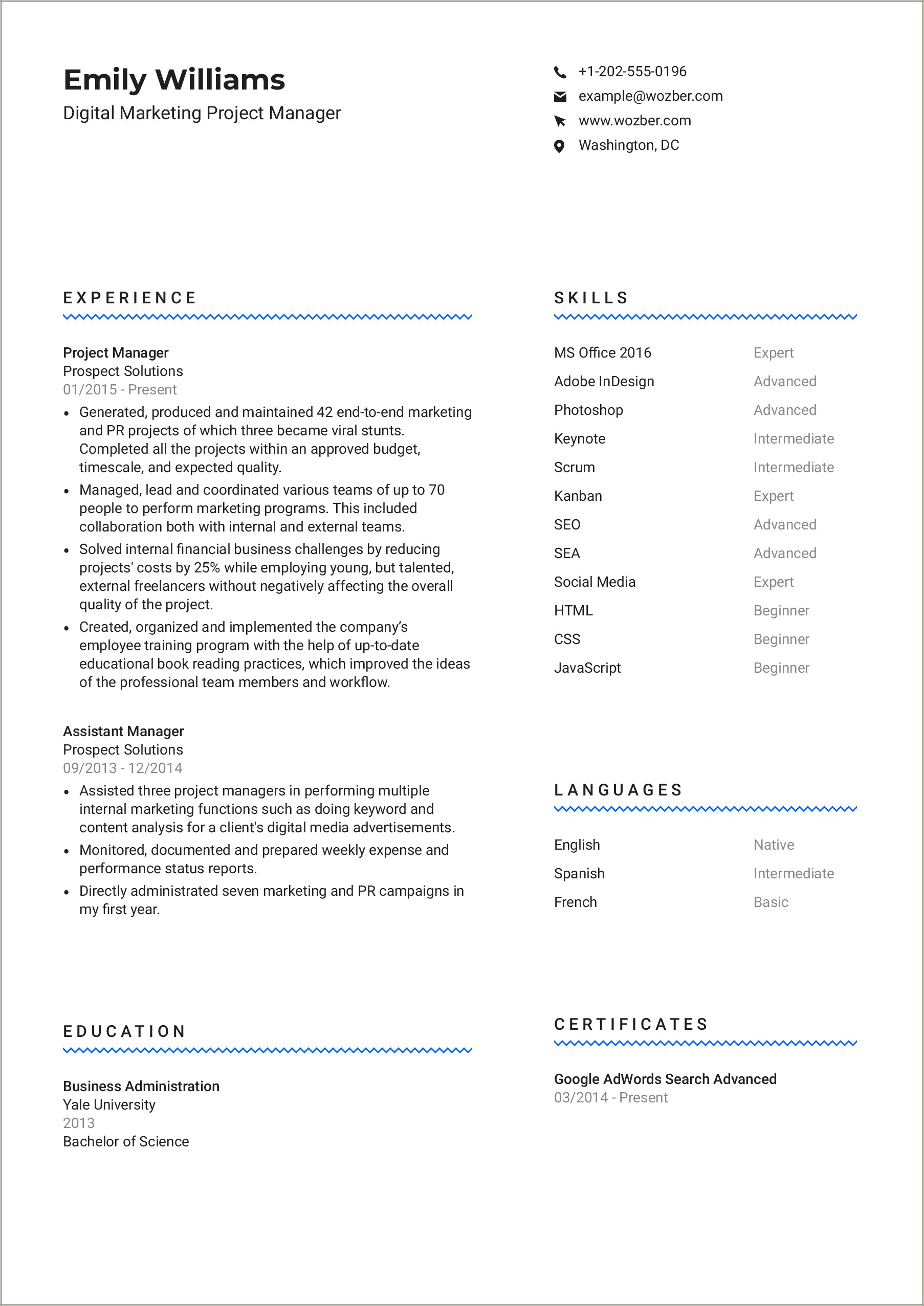 Free Resume Templates No Need To Sign Up