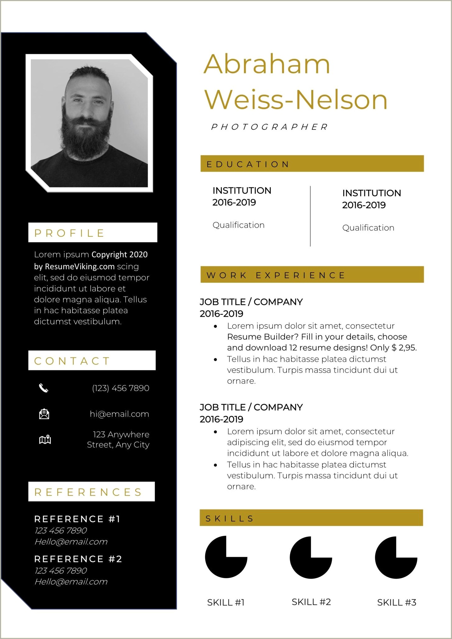 Free Resume Templates Word Download 2019