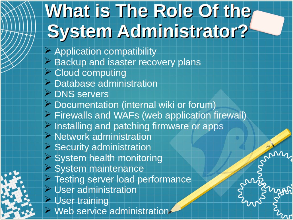 Free Sample Resume For Network Administrator