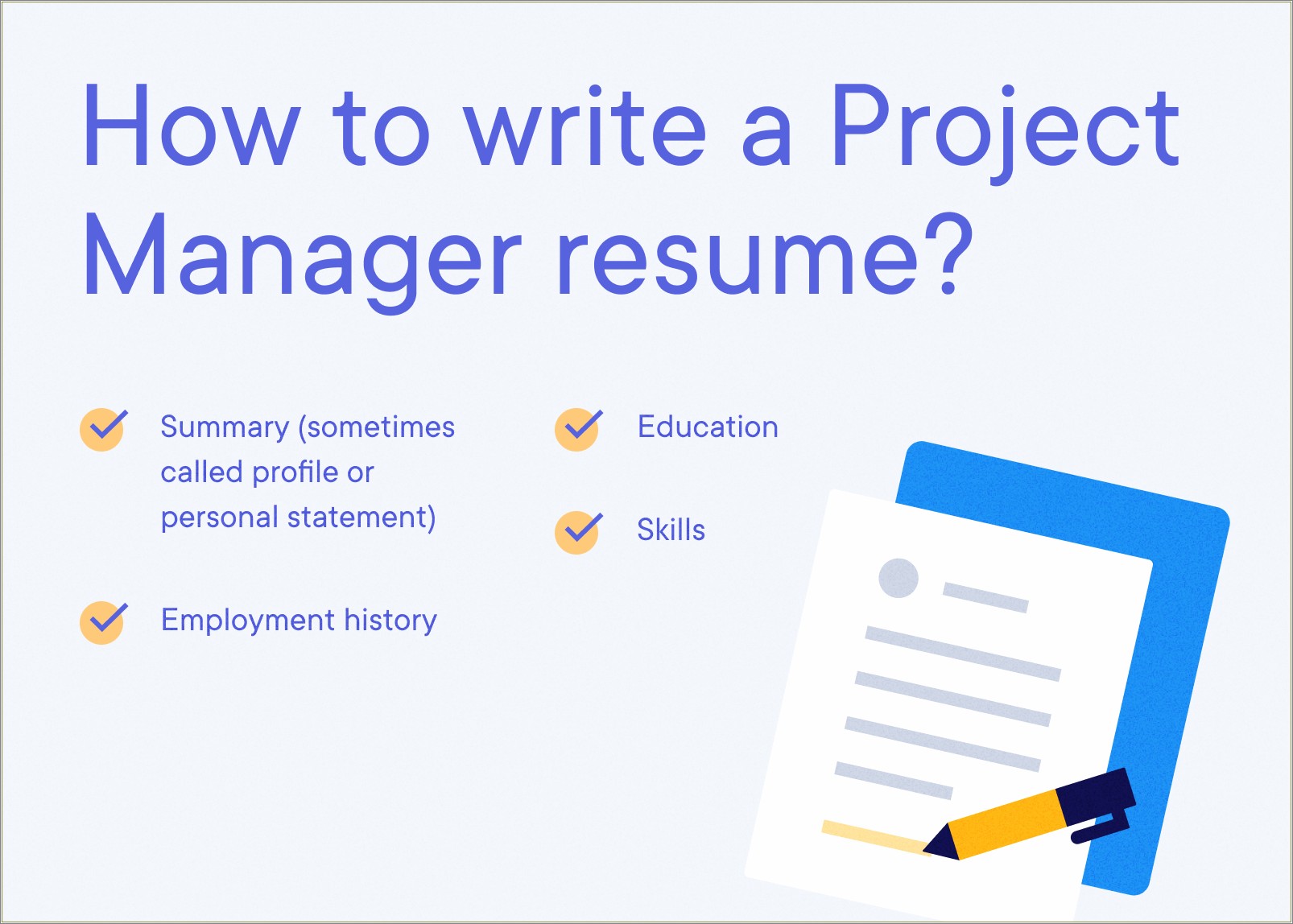 Free Samples Of Project Manager Resume