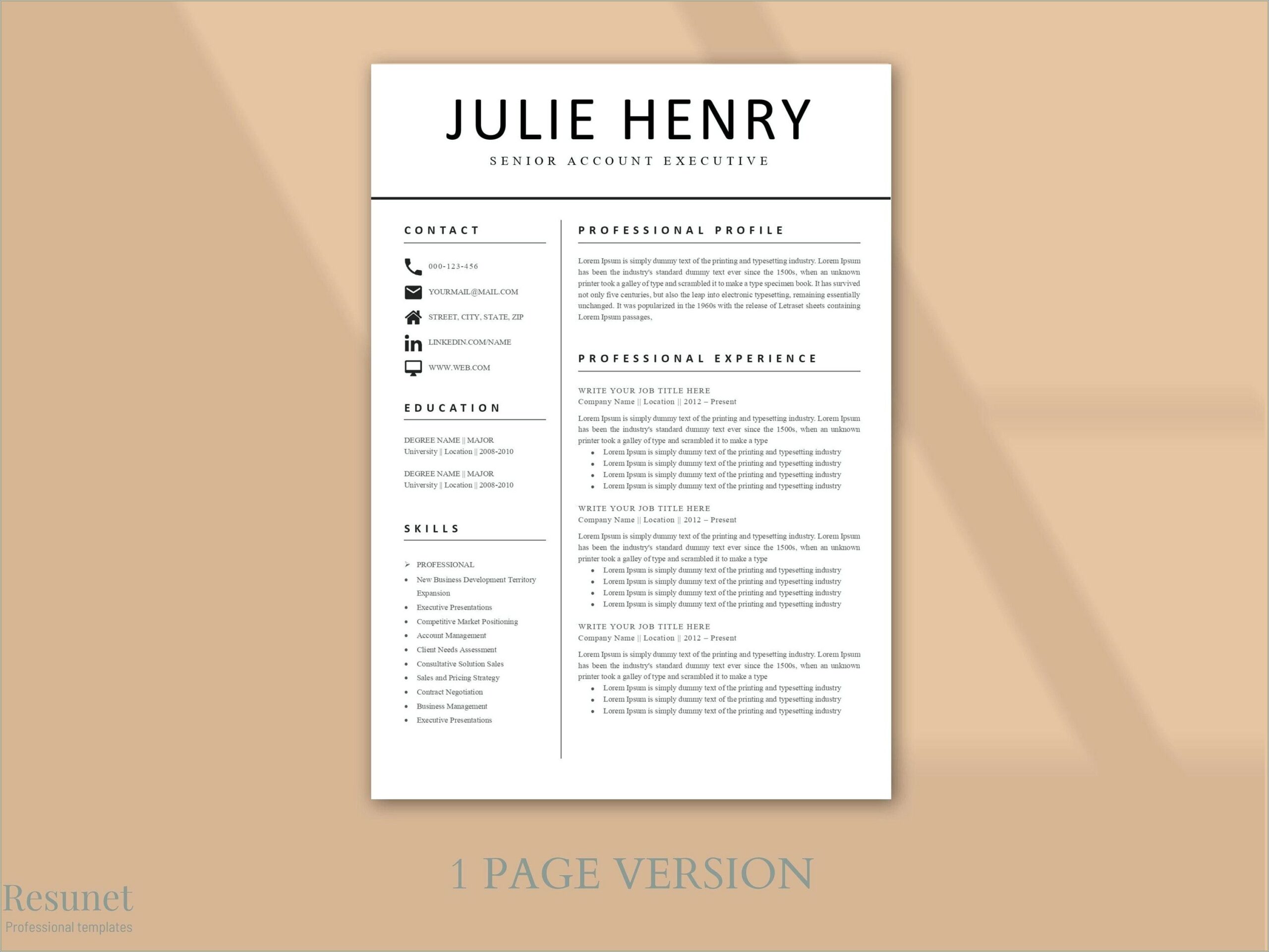 Free Simple Cover Letter For Resume