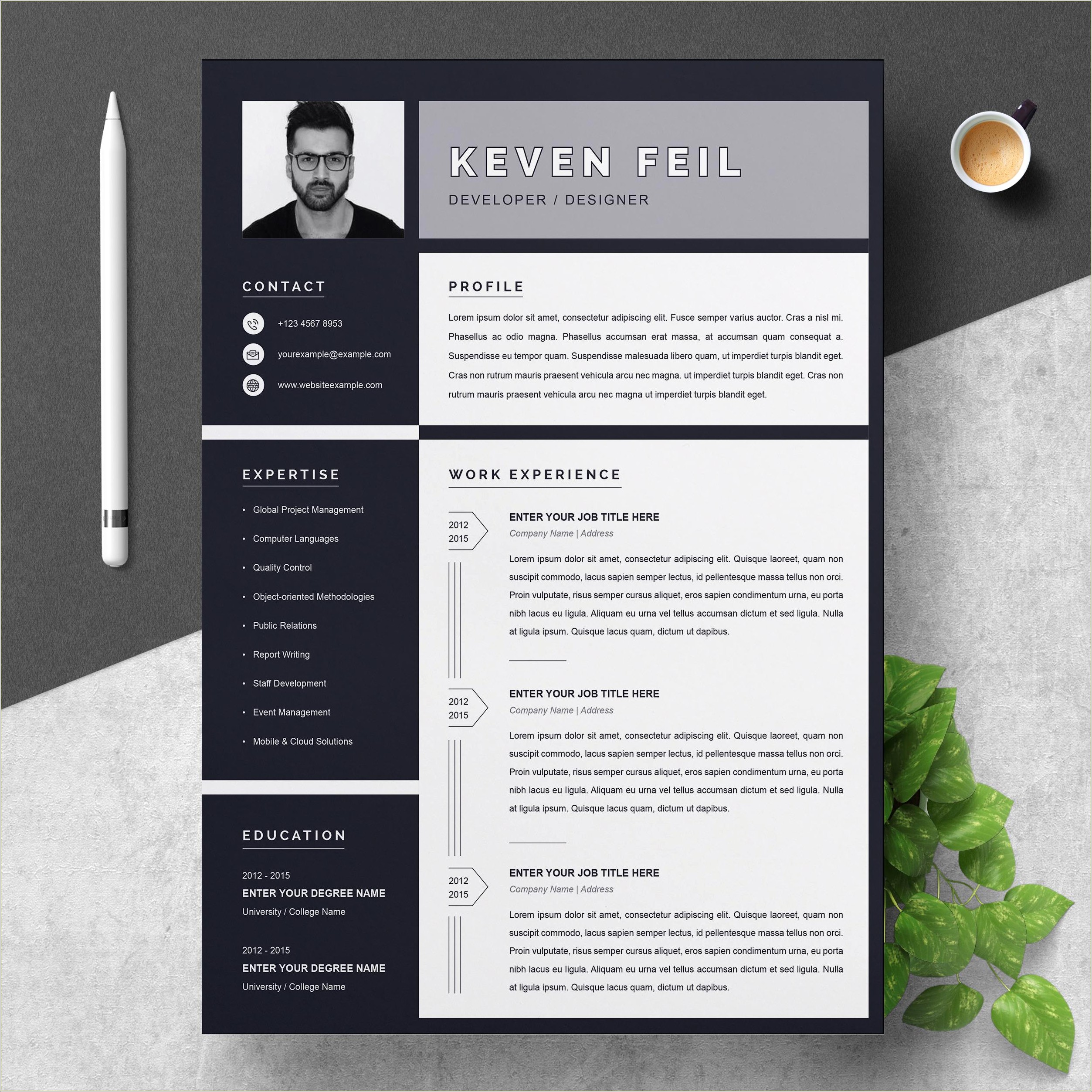 Free Templates For Resume To Download